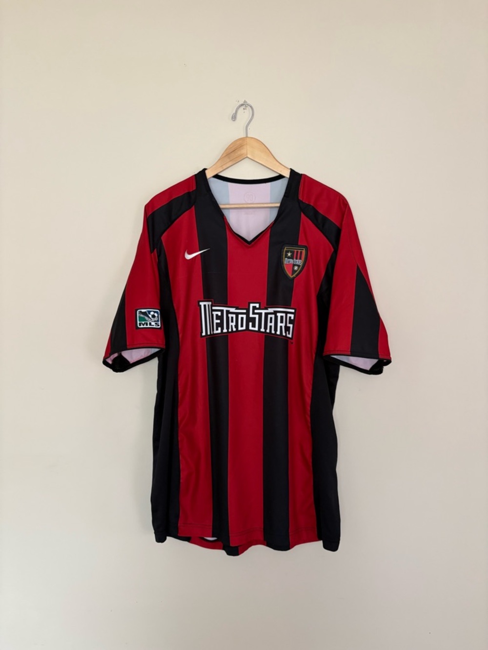 NY/NJ MetroStars Home Kit Soccer Jersey 04/05